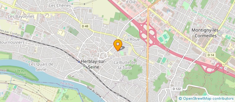 localisation de l'entreprise MONSIEUR CAMELUS ARISTIDE  HERBLAY-SUR-SEINE