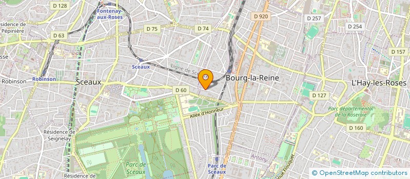 localisation de l'entreprise MONSIEUR CAMERON BECUE à BOURG-LA-REINE