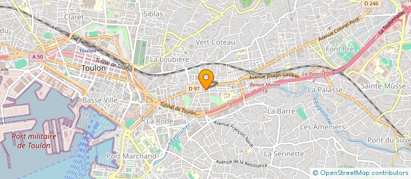 localisation de l'entreprise MONSIEUR CAMERON FANTINO  TOULON