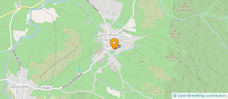 localisation de l'entreprise MONSIEUR CAMERON FORSTER  SAINT-ANDRE-DE-ROQUELONGUE