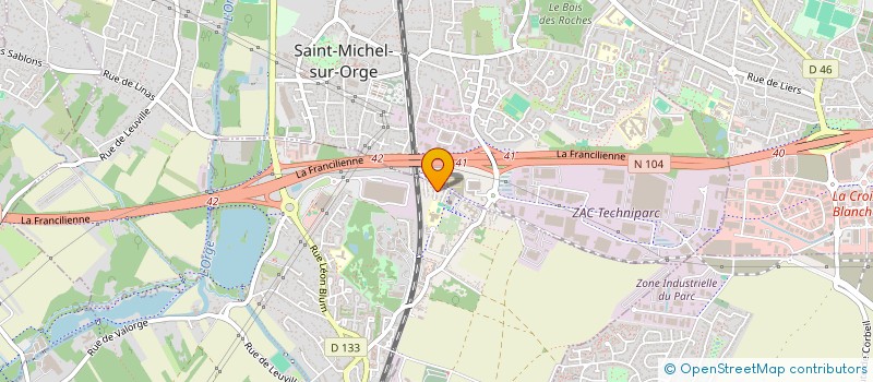 localisation de l'entreprise MONSIEUR CAMERON LINDEMANN--BEAU à BRETIGNY-SUR-ORGE