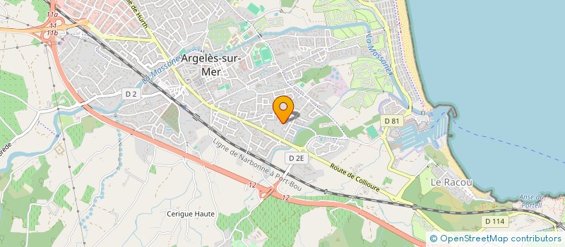 localisation de l'entreprise MONSIEUR CAMERON LORENZO  ARGELES-SUR-MER