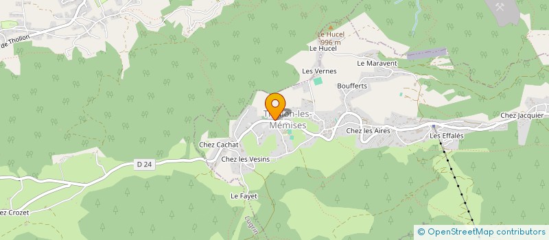 localisation de l'entreprise MONSIEUR CAMERON MAGEE  THOLLON-LES-MEMISES