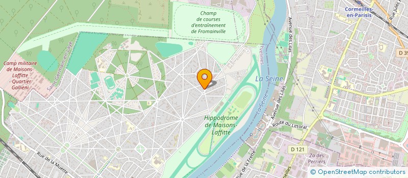 localisation de l'entreprise MONSIEUR CAMERON PRUNET  MAISONS-LAFFITTE