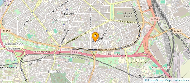 localisation de l'entreprise MONSIEUR CAMERON SAINT-GERMAIN à LILLE