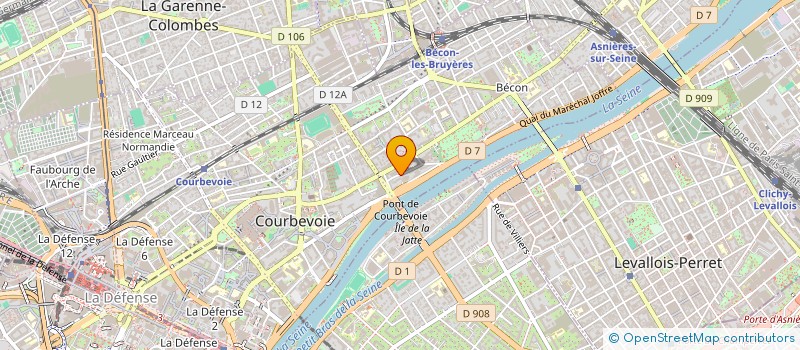 localisation de l'entreprise MONSIEUR CAMIL BENAINI à COURBEVOIE