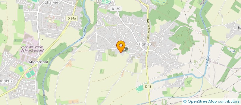 localisation de l'entreprise MONSIEUR CAMIL BOUDOUHA  TIGNIEU-JAMEYZIEU