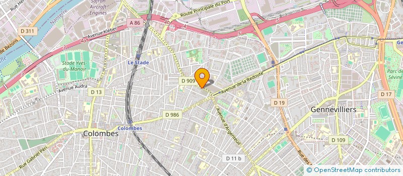 localisation de l'entreprise MONSIEUR CAMIL MAKHLAF à COLOMBES