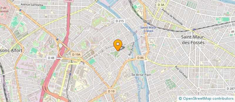 localisation de l'entreprise MONSIEUR CAMILL BERNHART  CRETEIL