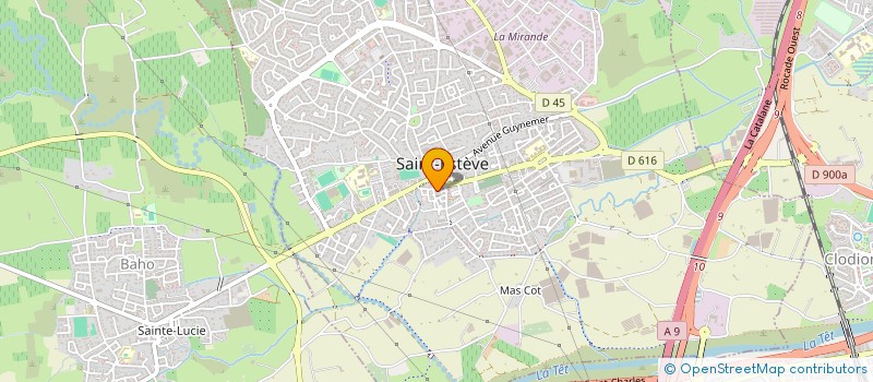 localisation de l'entreprise MONSIEUR CAMILLE ABELLA  SAINT-ESTEVE