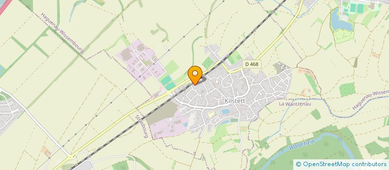 localisation de l'entreprise MONSIEUR CAMILLE ADAM  KILSTETT