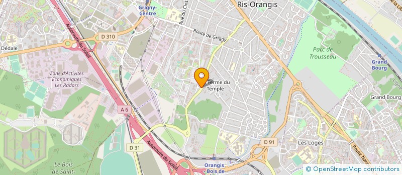 localisation de l'entreprise MONSIEUR CAMILLE AINE à RIS-ORANGIS