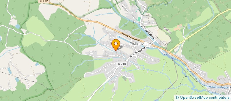 localisation de l'entreprise MONSIEUR CAMILLE ALBERSAMMER  CHALONVILLARS