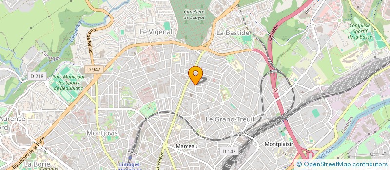 localisation de l'entreprise MONSIEUR CAMILLE ALESSANDRINI à LIMOGES