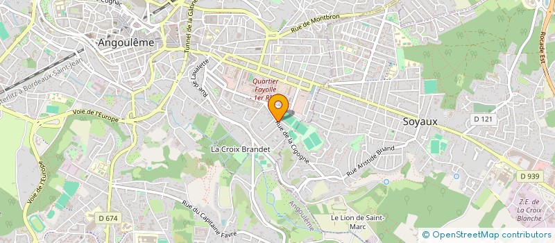 localisation de l'entreprise MONSIEUR CAMILLE AMANN à ANGOULEME