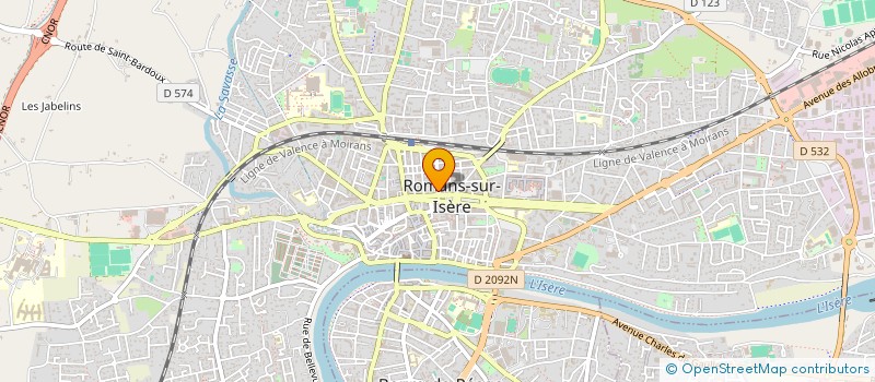 localisation de l'entreprise MONSIEUR CAMILLE ANNOUN  ROMANS-SUR-ISERE