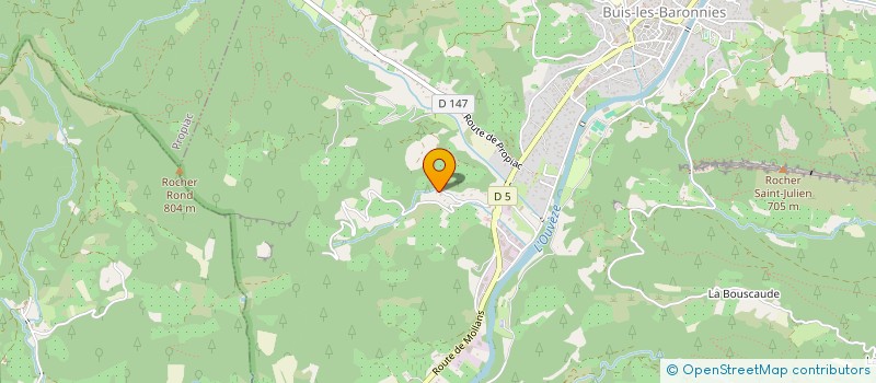 localisation de l'entreprise MONSIEUR CAMILLE ARTIGUES  BUIS-LES-BARONNIES