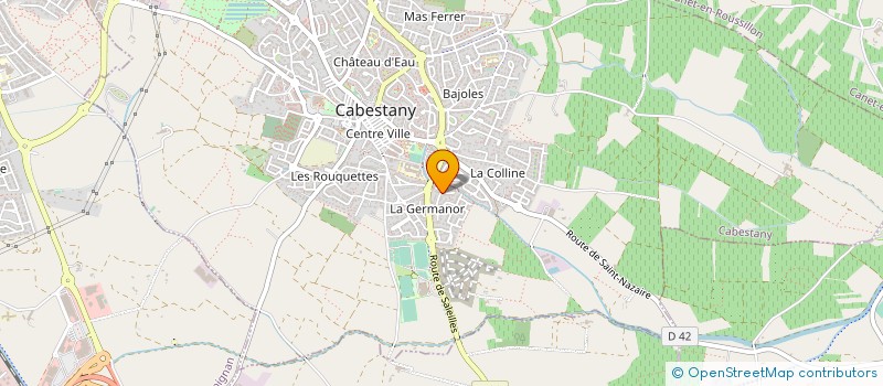 localisation de l'entreprise MONSIEUR CAMILLE AUDRA à CABESTANY