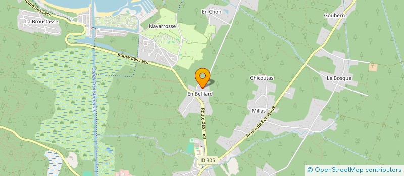 localisation de l'entreprise MONSIEUR CAMILLE BANFI à BISCARROSSE