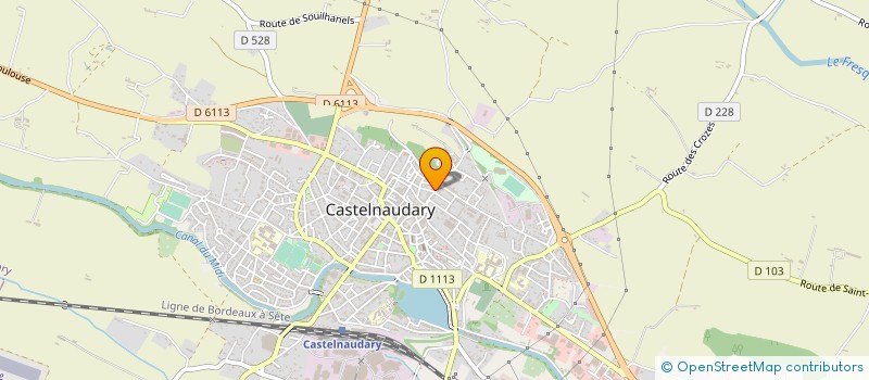 localisation de l'entreprise MONSIEUR CAMILLE BARBIER  CASTELNAUDARY