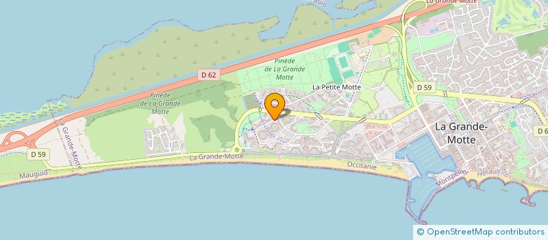 localisation de l'entreprise MONSIEUR CAMILLE BARBUSSE  LA GRANDE-MOTTE