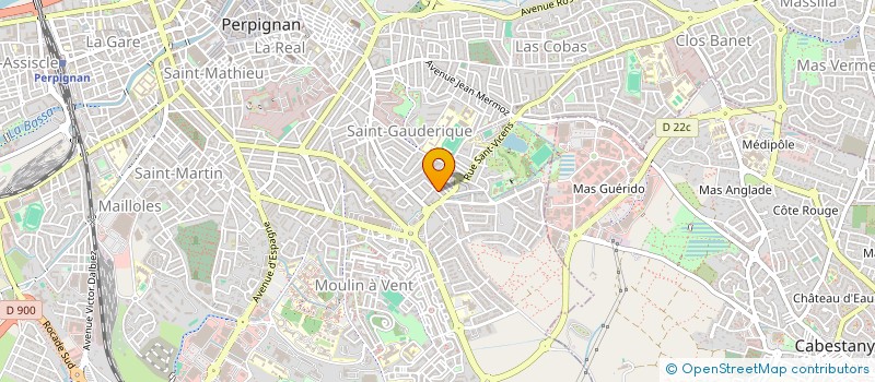 localisation de l'entreprise MONSIEUR CAMILLE BAREYT  PERPIGNAN