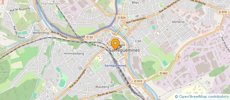 localisation de l'entreprise MONSIEUR CAMILLE BARTHEL à SARREGUEMINES