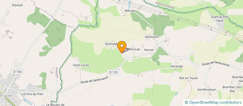 localisation de l'entreprise MONSIEUR CAMILLE BARTHELEMY  PLESCOP