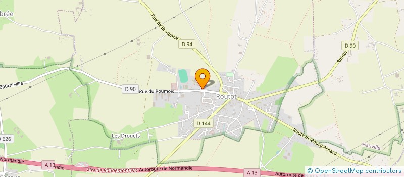 localisation de l'entreprise MONSIEUR CAMILLE BAUPIERETTE  ROUTOT