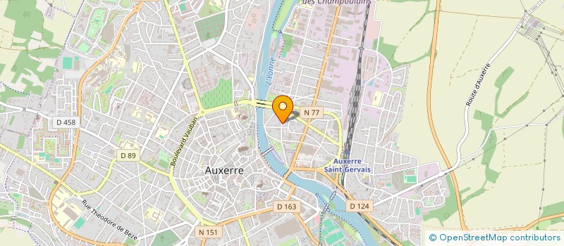 localisation de l'entreprise MONSIEUR CAMILLE BEAULIEU à AUXERRE