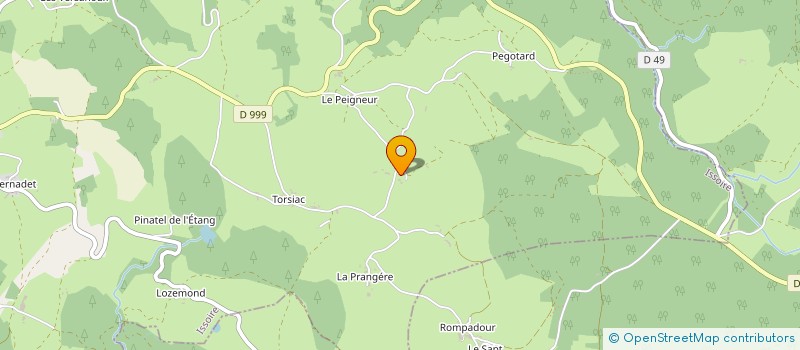 localisation de l'entreprise MONSIEUR CAMILLE BERTIN  LE VERNET-CHAMEANE