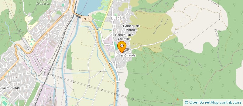 localisation de l'entreprise MONSIEUR CAMILLE BLANC à L'ESCALE