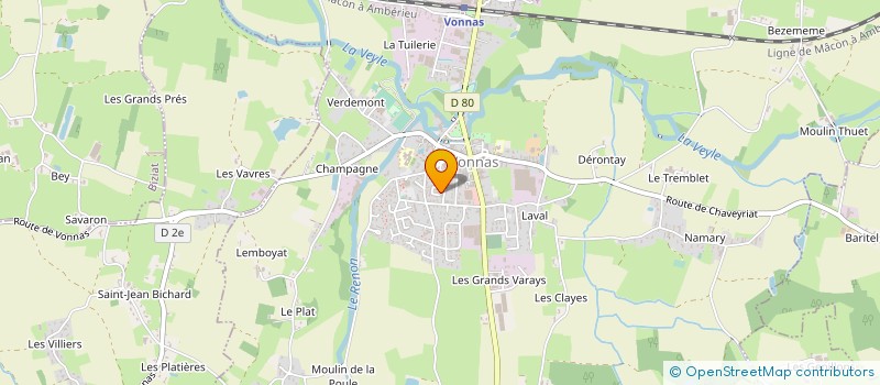 localisation de l'entreprise MONSIEUR CAMILLE BLANC  VONNAS