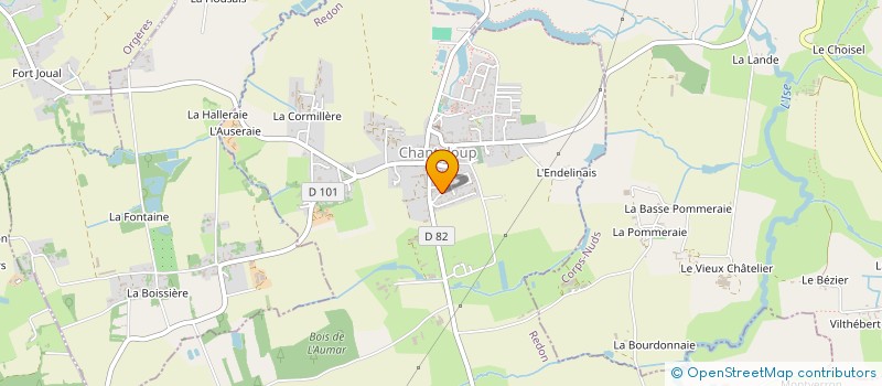 localisation de l'entreprise MONSIEUR CAMILLE BLOUIN  PIRE-CHANCE