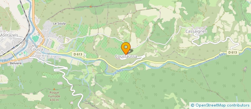 localisation de l'entreprise MONSIEUR CAMILLE BOIS  COUIZA