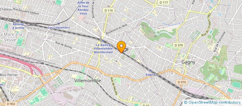 localisation de l'entreprise MONSIEUR CAMILLE BONNAFOUS à VILLEMOMBLE