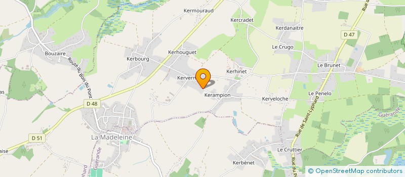 localisation de l'entreprise MONSIEUR CAMILLE BOUILLAND  SAINT-LYPHARD