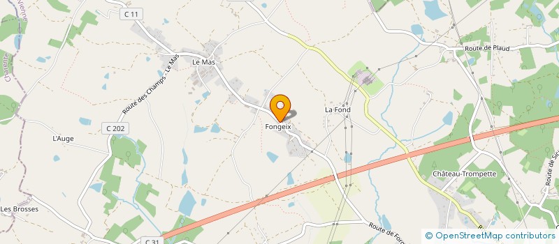 localisation de l'entreprise MONSIEUR CAMILLE BOURDIER à SAINT JUNIEN