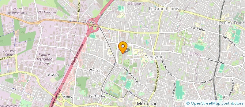 localisation de l'entreprise MONSIEUR CAMILLE BOUSSILLON  MERIGNAC