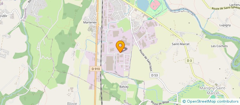 localisation de l'entreprise MONSIEUR CAMILLE BRAS  RUMILLY