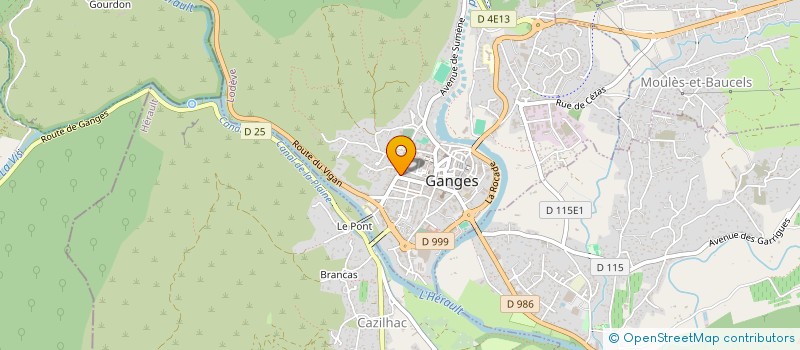 localisation de l'entreprise MONSIEUR CAMILLE BRIZON à GANGES