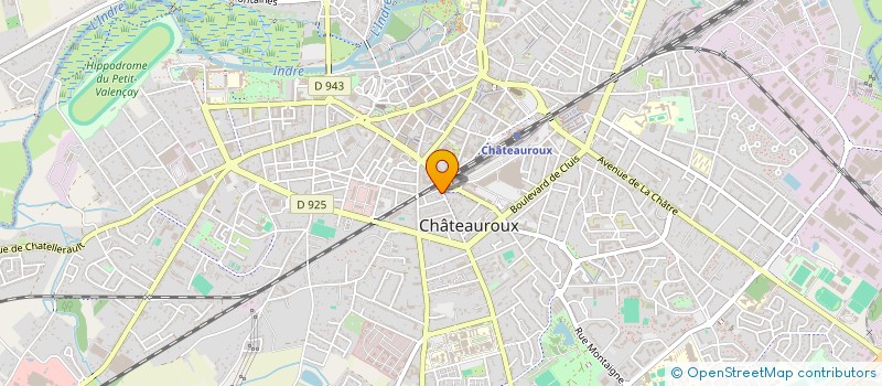 localisation de l'entreprise MONSIEUR CAMILLE BROC à CHATEAUROUX