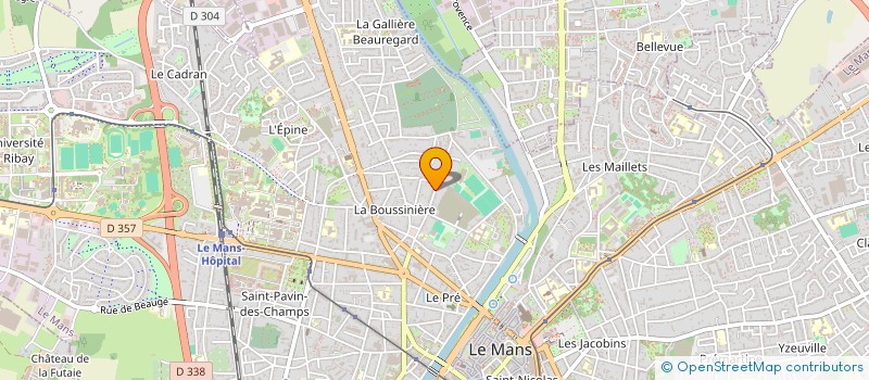 localisation de l'entreprise MONSIEUR CAMILLE BUISSON  LE MANS