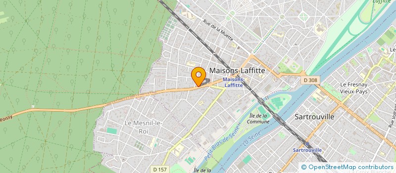 localisation de l'entreprise MONSIEUR CAMILLE BUSSON CAMILLE à MAISONS-LAFFITTE