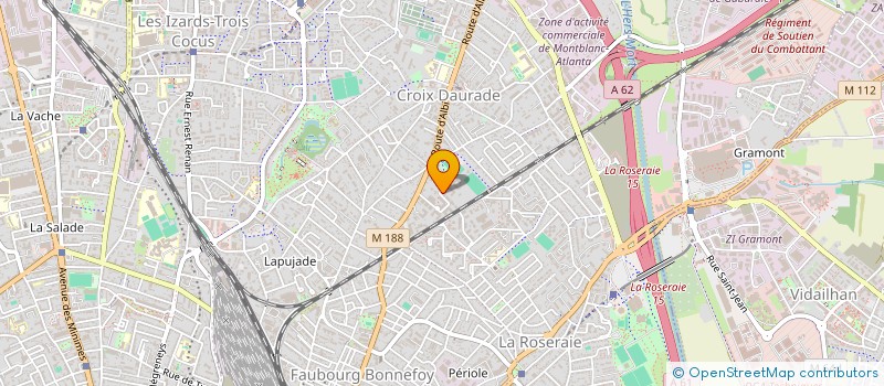 localisation de l'entreprise MONSIEUR CAMILLE CASSAN  TOULOUSE