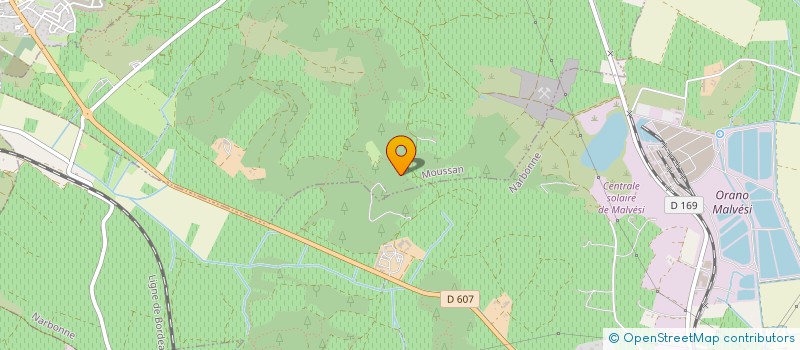 localisation de l'entreprise MONSIEUR CAMILLE CAUFFOPE  MOUSSAN