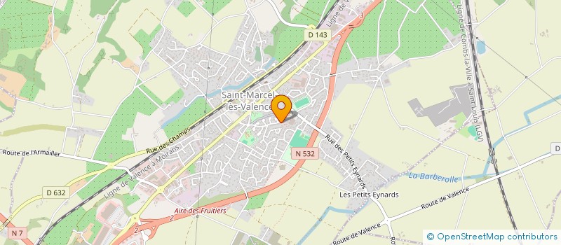 localisation de l'entreprise MONSIEUR CAMILLE CHANCRIN  SAINT-MARCEL-LES-VALENCE