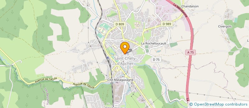 localisation de l'entreprise MONSIEUR CAMILLE CHARBONNIER  SAINT-CHELY-D'APCHER