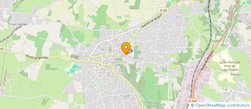 localisation de l'entreprise MONSIEUR CAMILLE CHARVOLIN  CHAPONOST