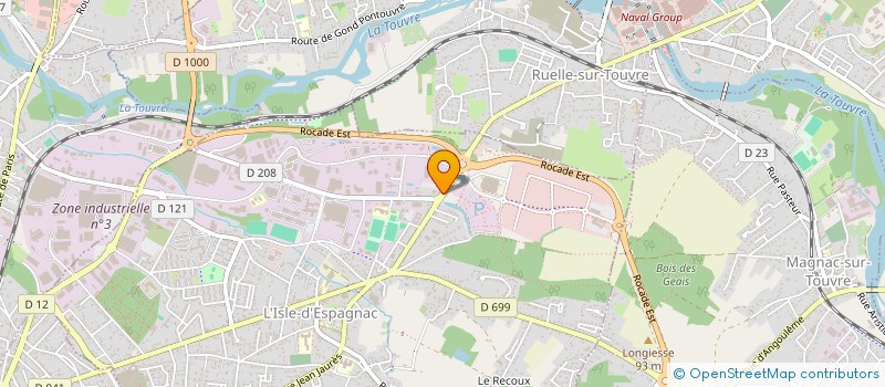 localisation de l'entreprise MONSIEUR CAMILLE CHEVRE  L'ISLE-D'ESPAGNAC